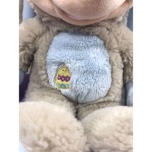 DISNEY MICKEY MOUSE Plush EASTER BUNNY 18" 2019 Soft Grey blue Rabbit - Picture 3 of 7